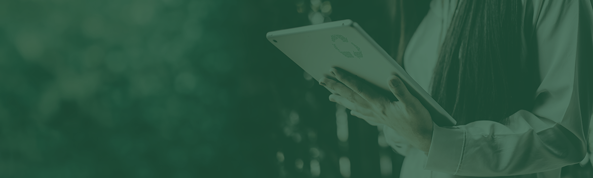 person holding a tablet